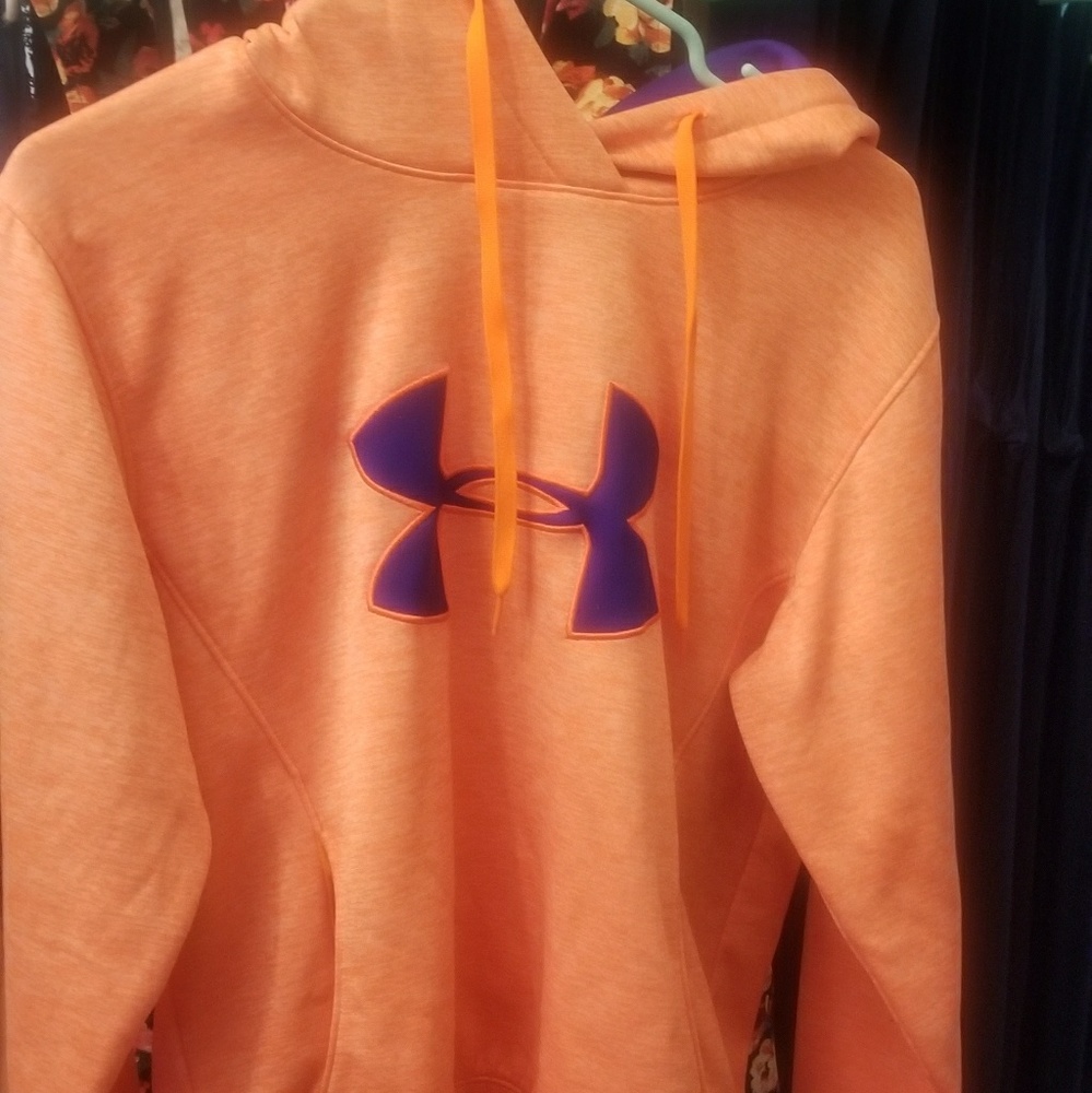 Orange Under Armour Hoodie